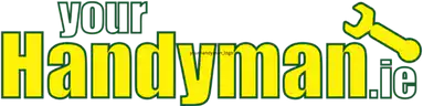 Your Handyman logo in yellow and green with a wrench, handyman services.